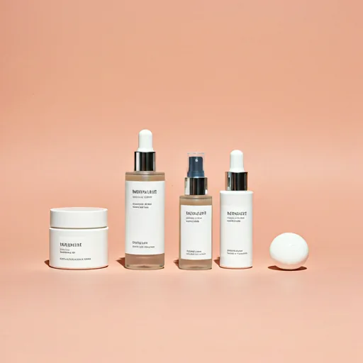 Personalized skincare routine with products