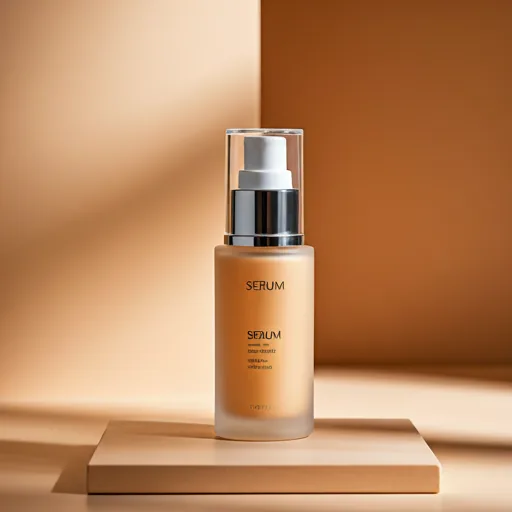 Niacinamide serum product being scanned for ingredients